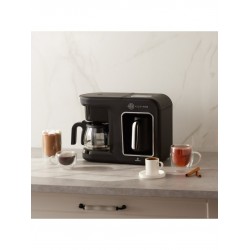 Karaca Hatır Plus Mod 5 In 1 Essential Kahve Makinesi Black Chrome