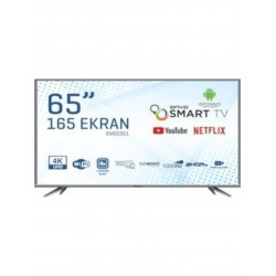 Onvo OV65351 65" 165 Ekran Uydu Alıcılı 4K Ultra HD Android Smart LED TV