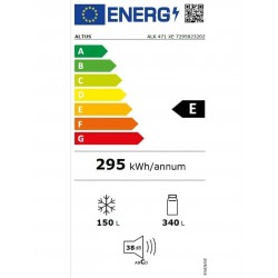 Altus ALK 471 XE 490 Lt E Enerji Sınıfı 514 lt No Frost Buzdolabı