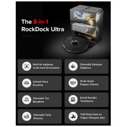 Roborock S8 Maxv Ultra Akıllı Robot Süpürge Siyah