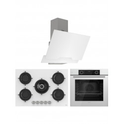 Ferre Fryart Rs Serisi Beyaz Ankastre Cam Set (D064 + RS036 + XE63CB)