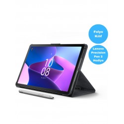 Lenovo Tab M10 Plus (3rd Gen) TB128FU 10.6'' 4GB + 128GB 2K 10.6'' Wi-Fi Tablet ZAAM0175TR Kılıf ve Lenovo Precision Pen 2 Hediyeli